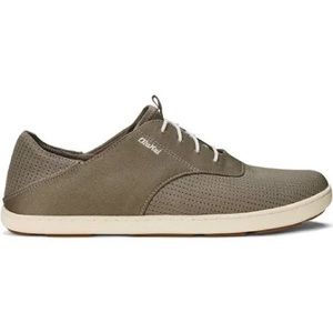 OluKai Men’s Nohea Moku No Tie Boat Shoes in Clay/Taupe - Size 10.5